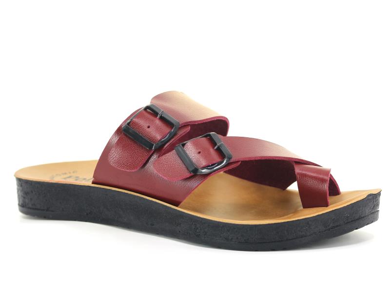 Polex Merdane 10024 Birken Çift Toka Baş Parmak Arası Terlik - 1