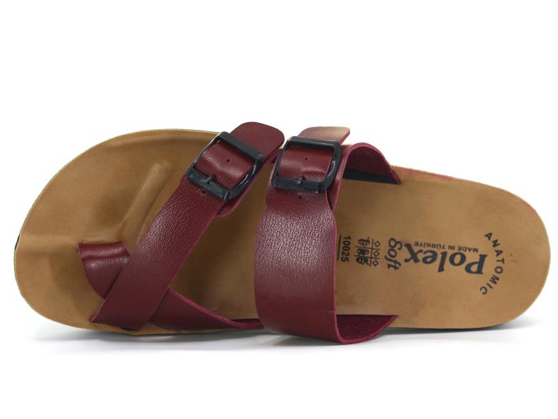 Polex Merdane 10024 Birken Çift Toka Baş Parmak Arası Terlik - 2