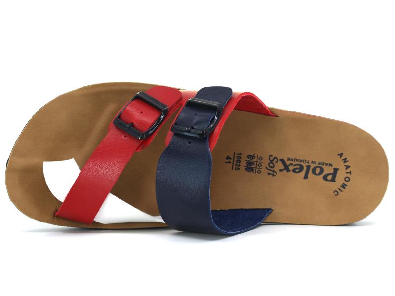 Polex Merdane 10024 Birken Çift Toka Baş Parmak Arası Terlik - 2