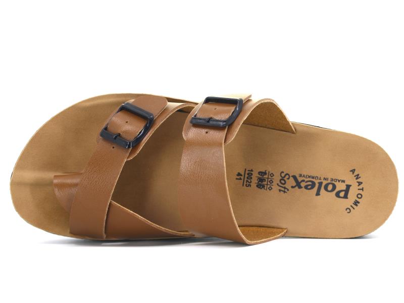 Polex Merdane 10025 Birken Çift Ayrı Toka Baş Parmak Arası Terlik - 2