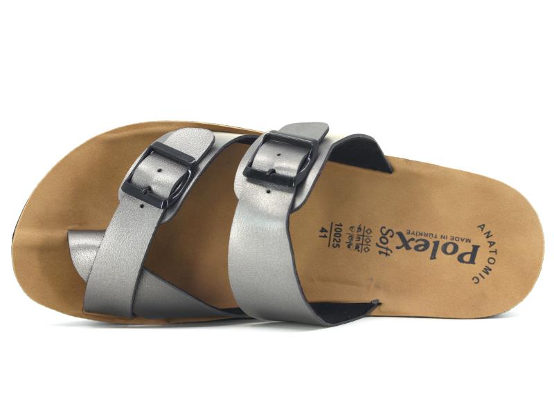 Polex Merdane 10025 Birken Çift Ayrı Toka Baş Parmak Arası Terlik - 2