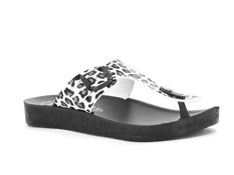 Polex Zenne 5356-C Leopar Desen * Parmak Arası Terlik - 1
