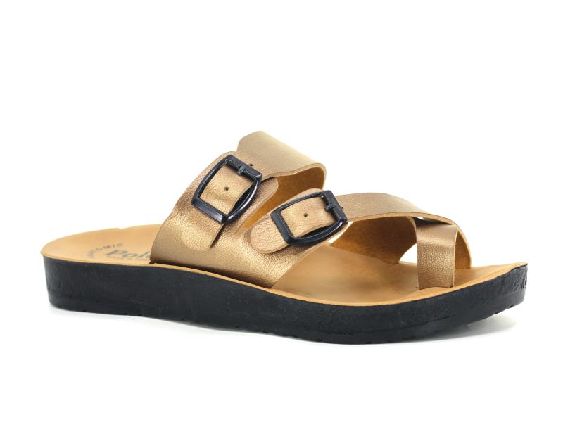 Polex Zenne 5354-C Birken Çift Toka Baş Parmak Arası Terlik - 1