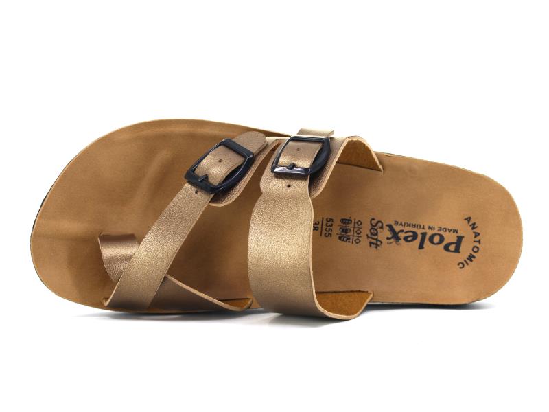 Polex Zenne 5354-C Birken Çift Toka Baş Parmak Arası Terlik - 2