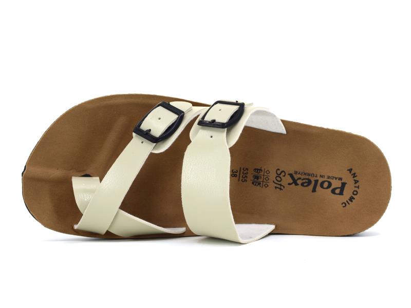 Polex Zenne 5354-C Birken Çift Toka Baş Parmak Arası Terlik - 2