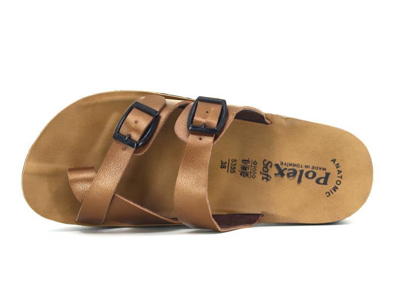 Polex Zenne 5355 Birken Çift Ayrı Toka Baş Parmak Arası Terlik - 2