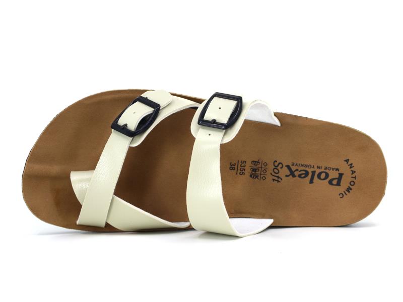 Polex Zenne 5355 Birken Çift Ayrı Toka Baş Parmak Arası Terlik - 2