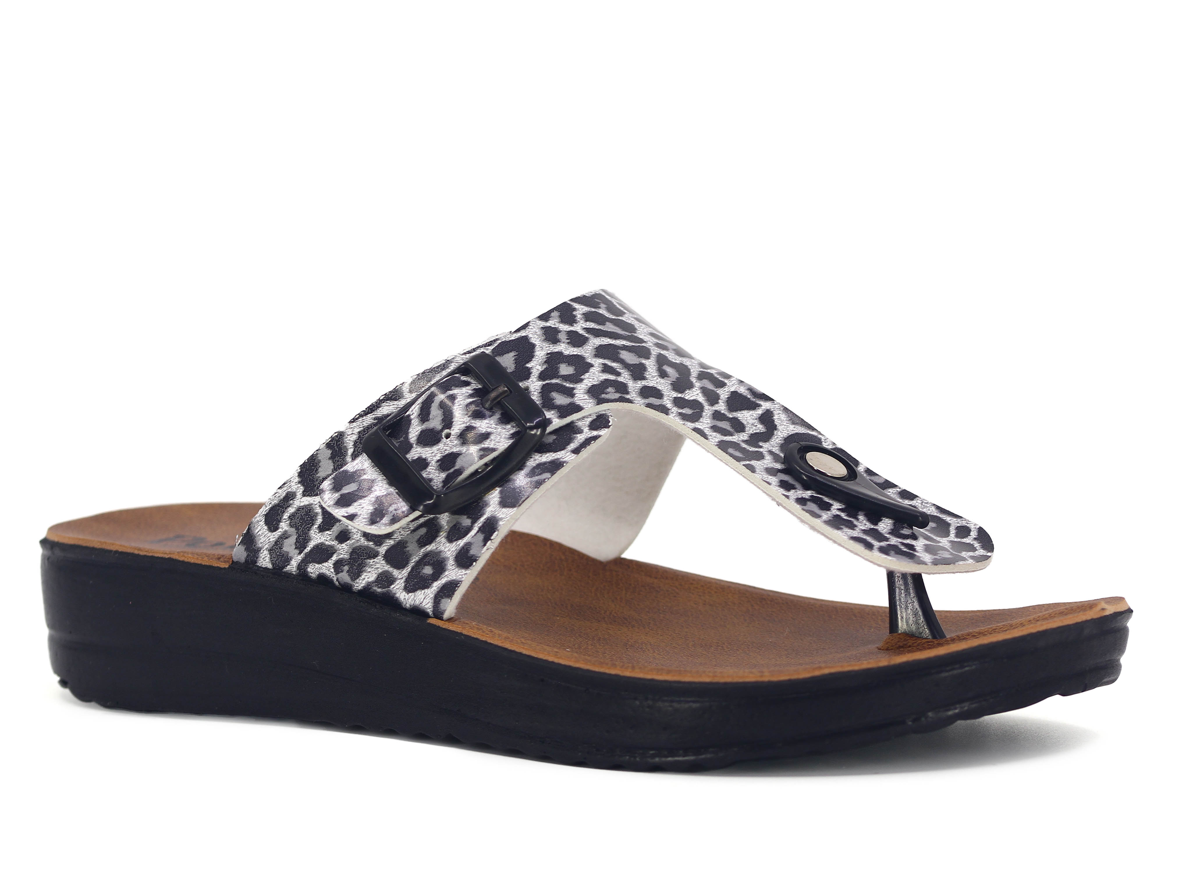 Polex Zenne 5111-C Yüksek Leopar * Parmak Arası Terlik - 1
