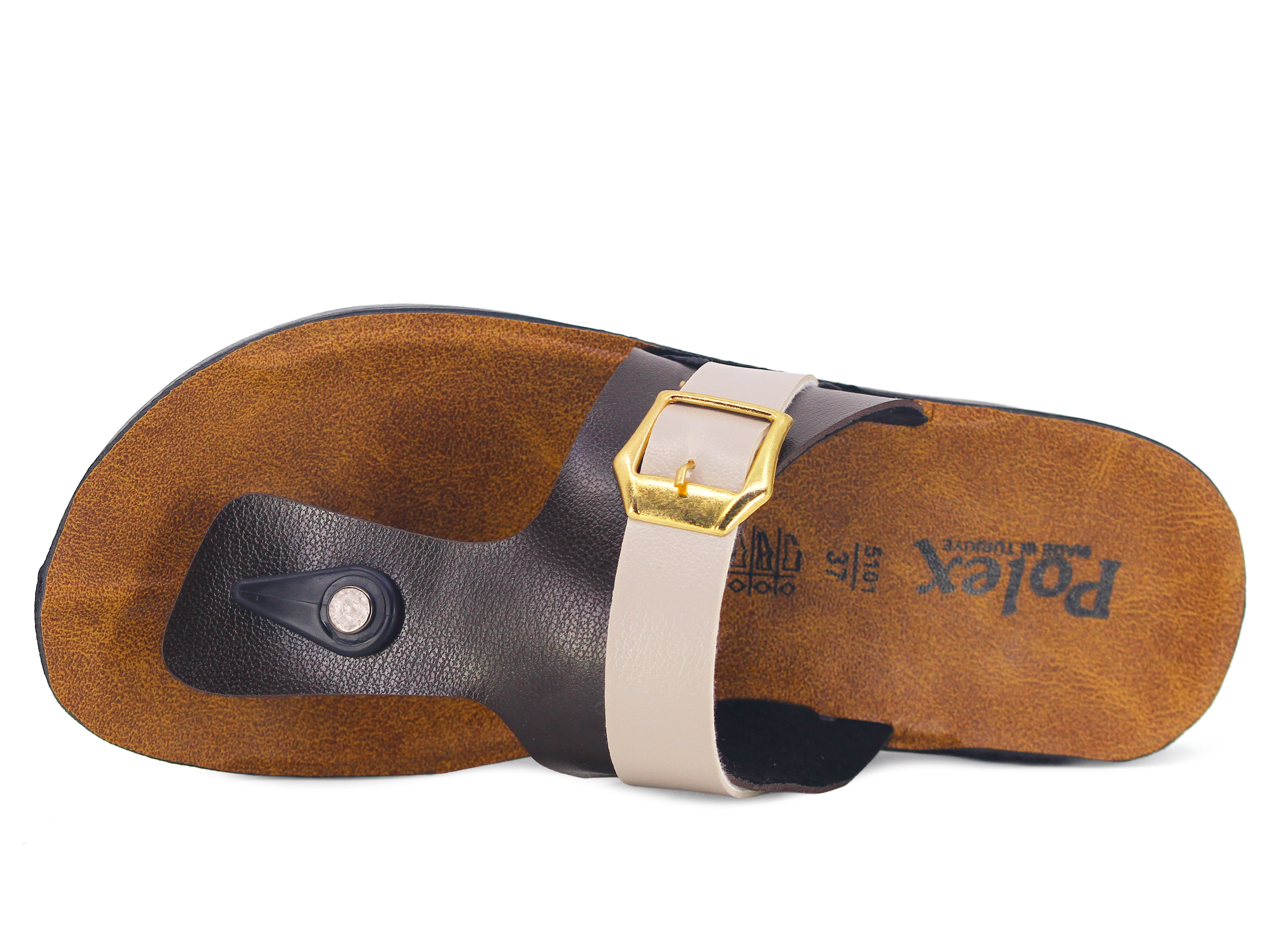 Polex Zenne 5114-C Tokalı Yüksek Parmak Arası Terlik - 2