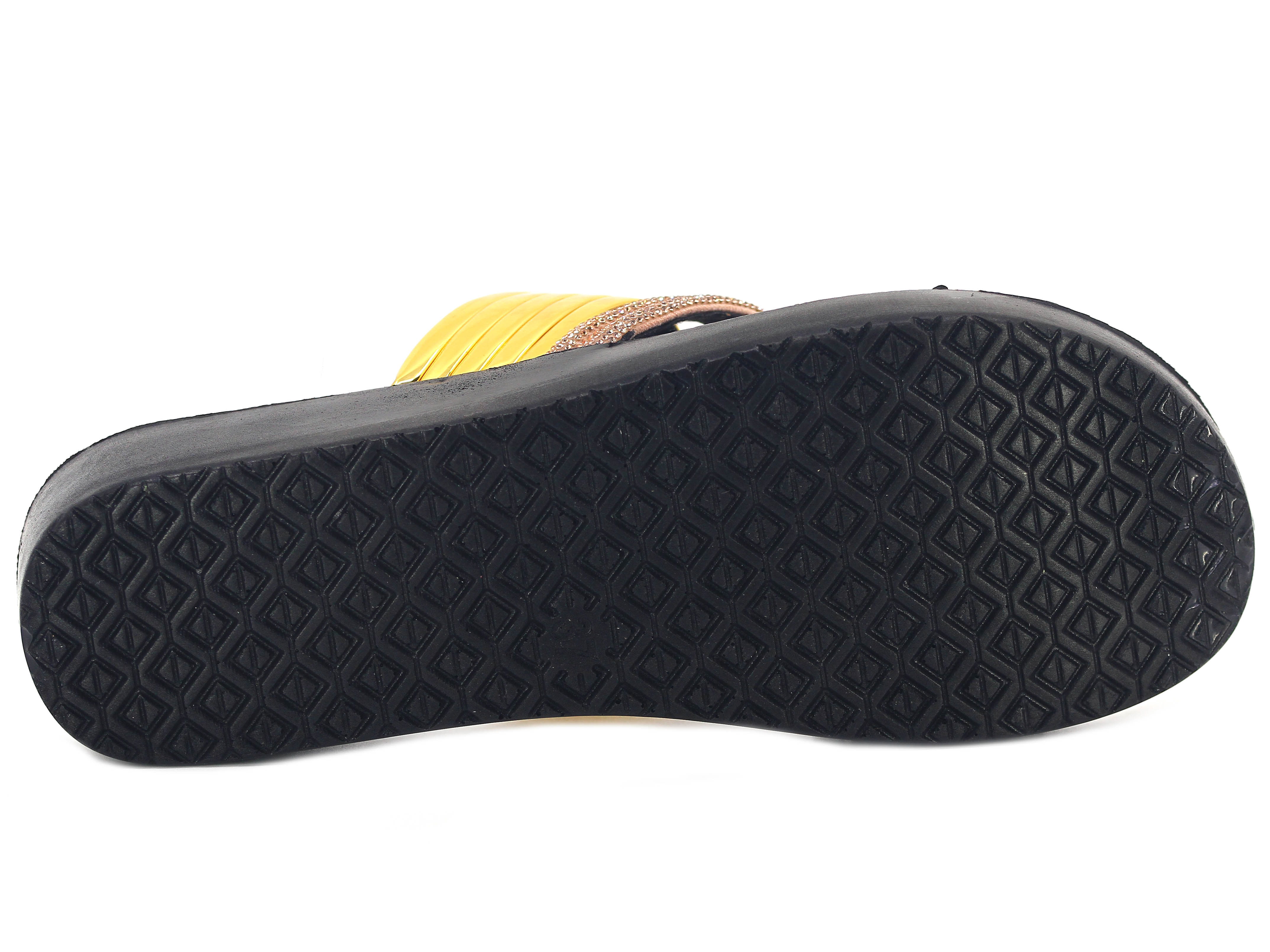 Polex Zenne N502-Z309 Taşlı Çift Ayna Bantlı Günlük Terlik - 3