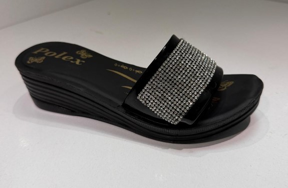 Polex Filet F1321 Düz Yüz Taşlı Günlük Terlik