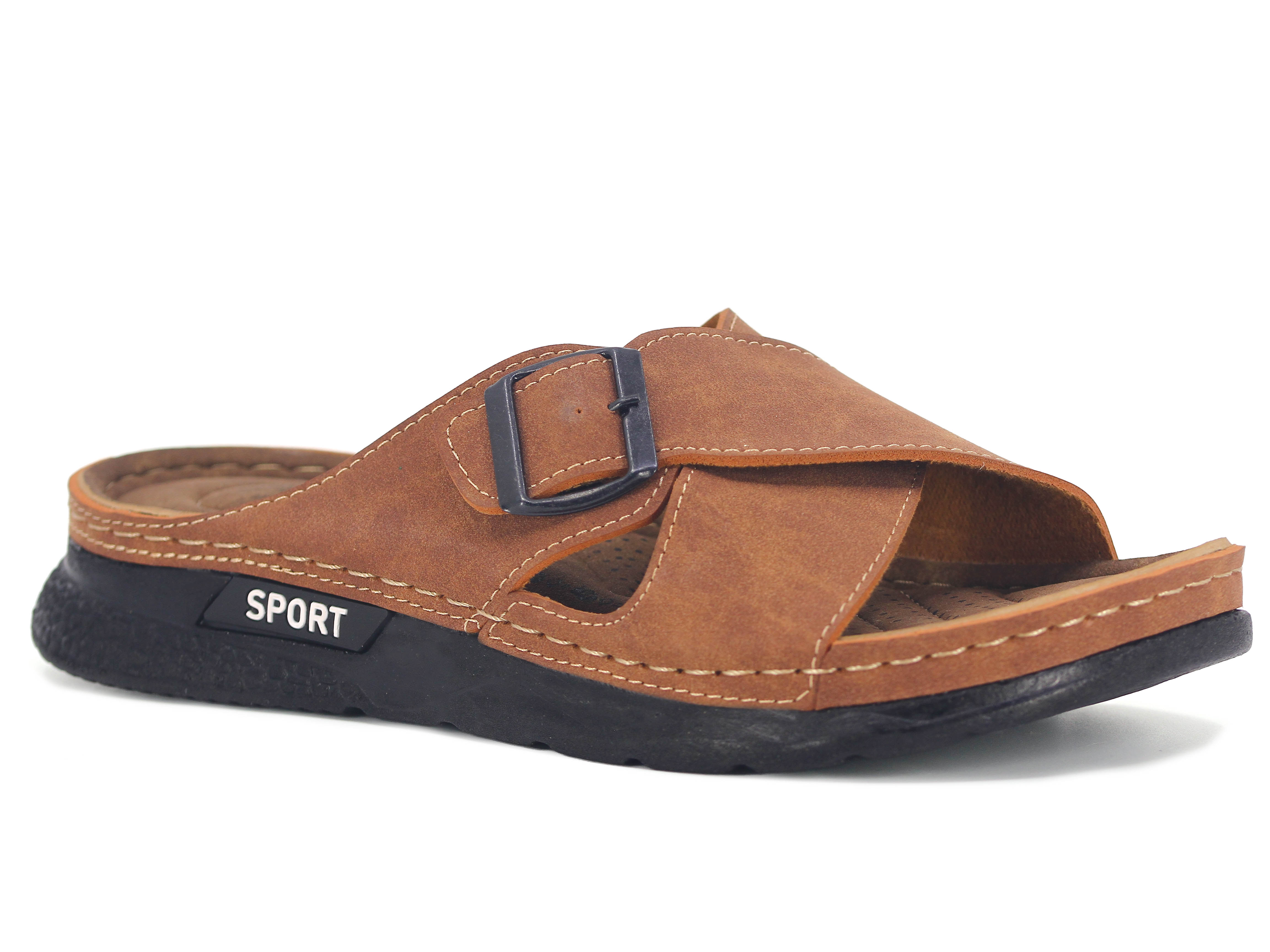 Polex Merdane M-2051 Çapraz Tokalı Sport  Monta Poşetli Günlük Terlik - 1
