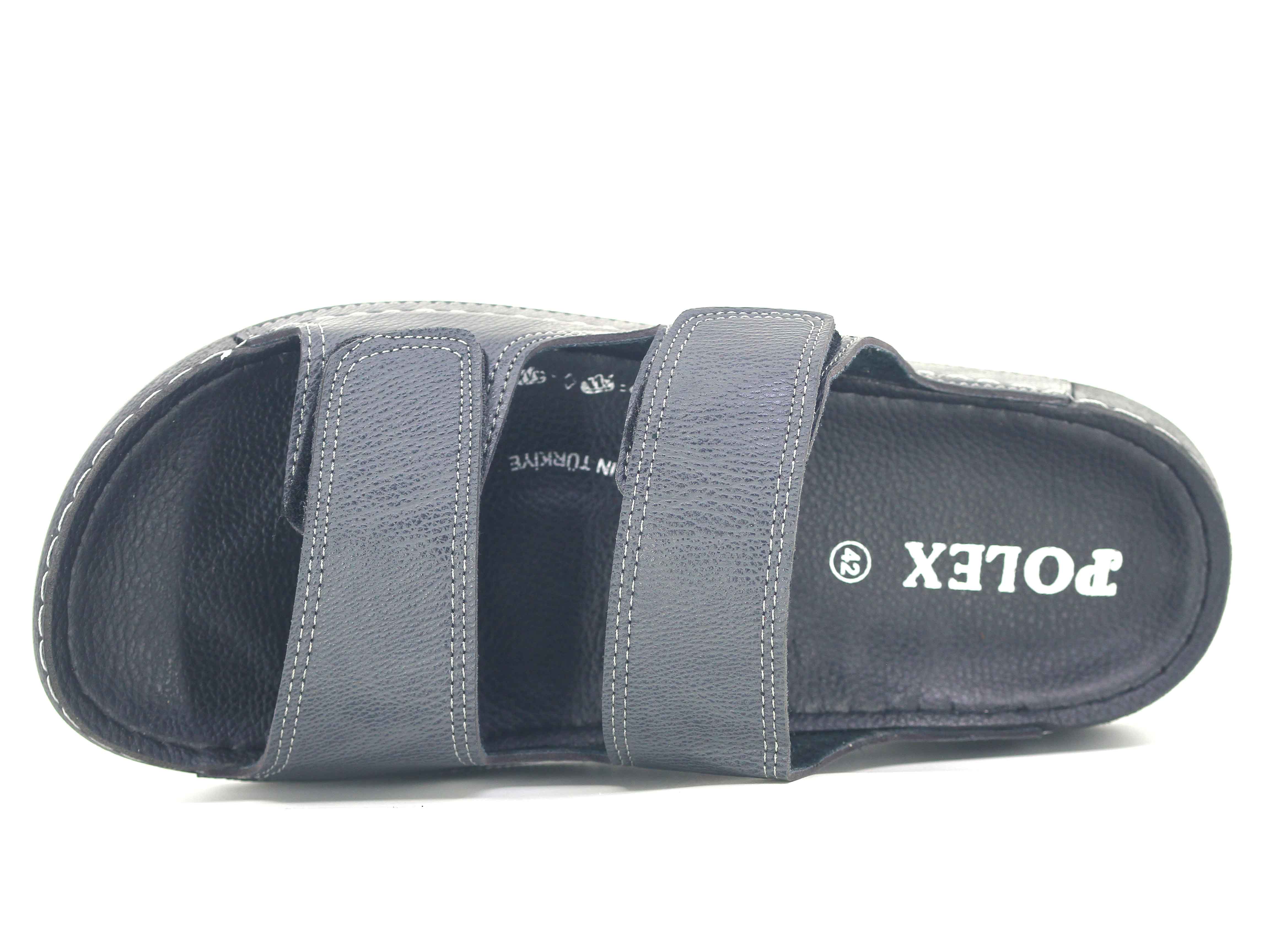 Polex Merdane M246-0106 Çift Bant Cırtlı Monta Günlük Terlik - 2