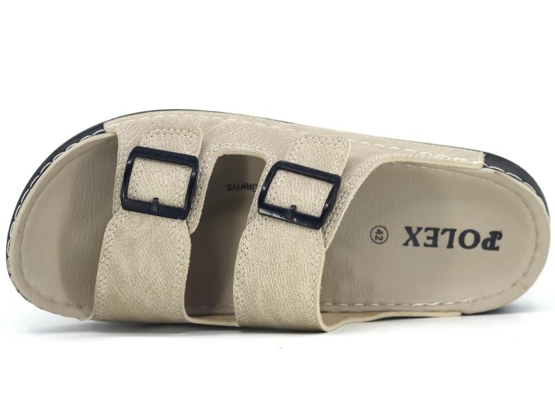 Polex Merdane M246-0108 Çift Toka Monta Günlük Terlik - 2