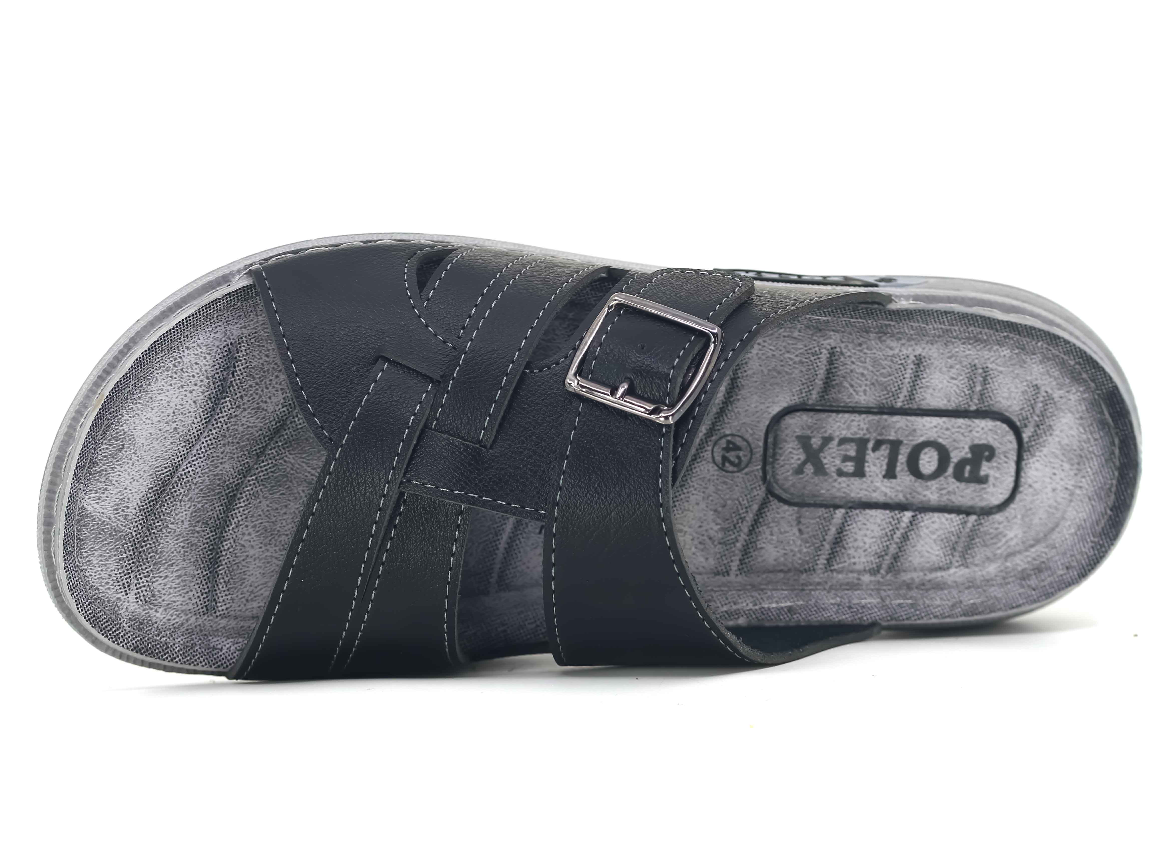 Polex Merdane M226-0108 Geçmeli Tokalı Günlük Terlik - 2