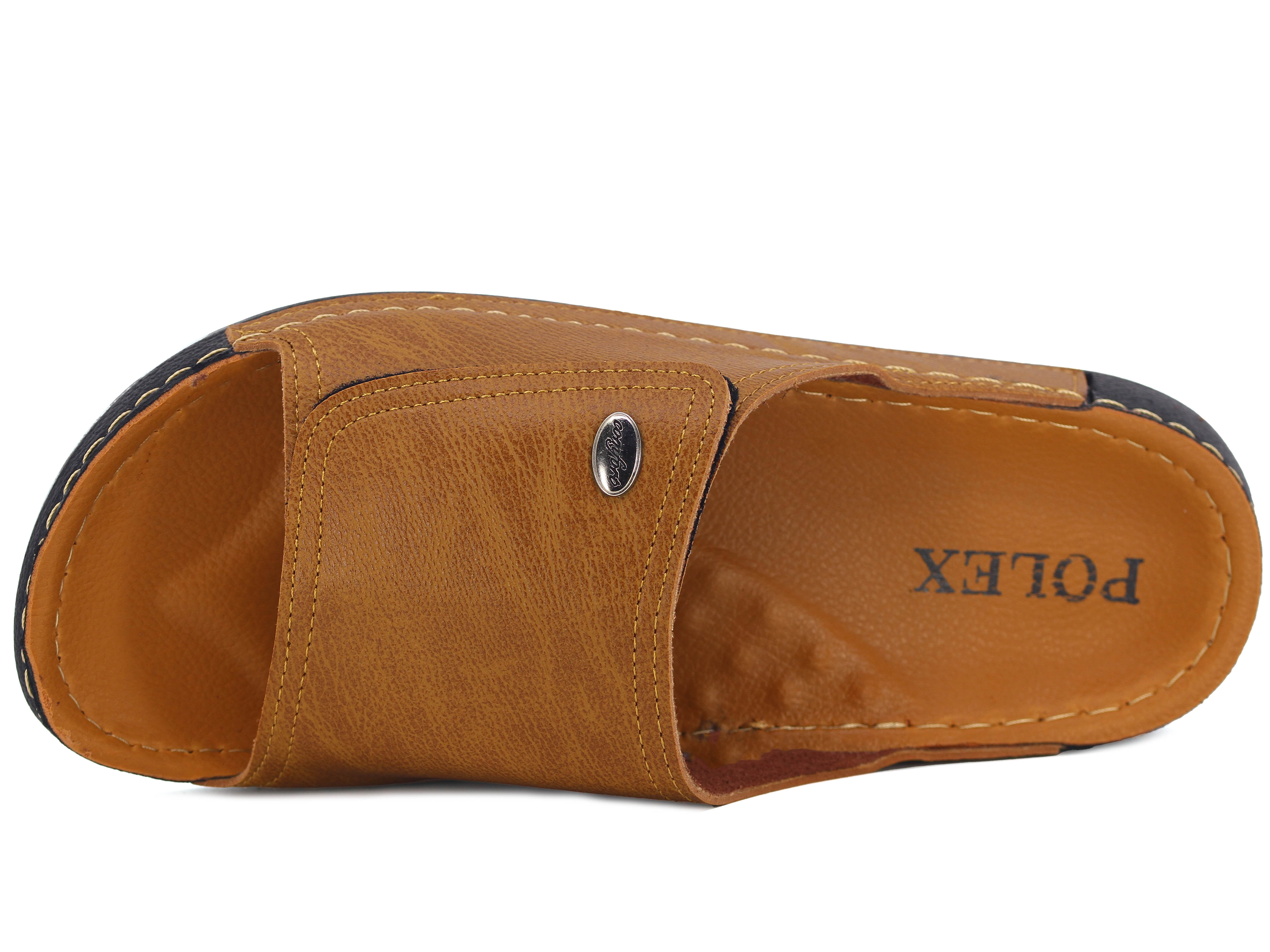 Polex Merdane M246-0107 Geniş Cırtlı Monta Günlük Terlik - 2