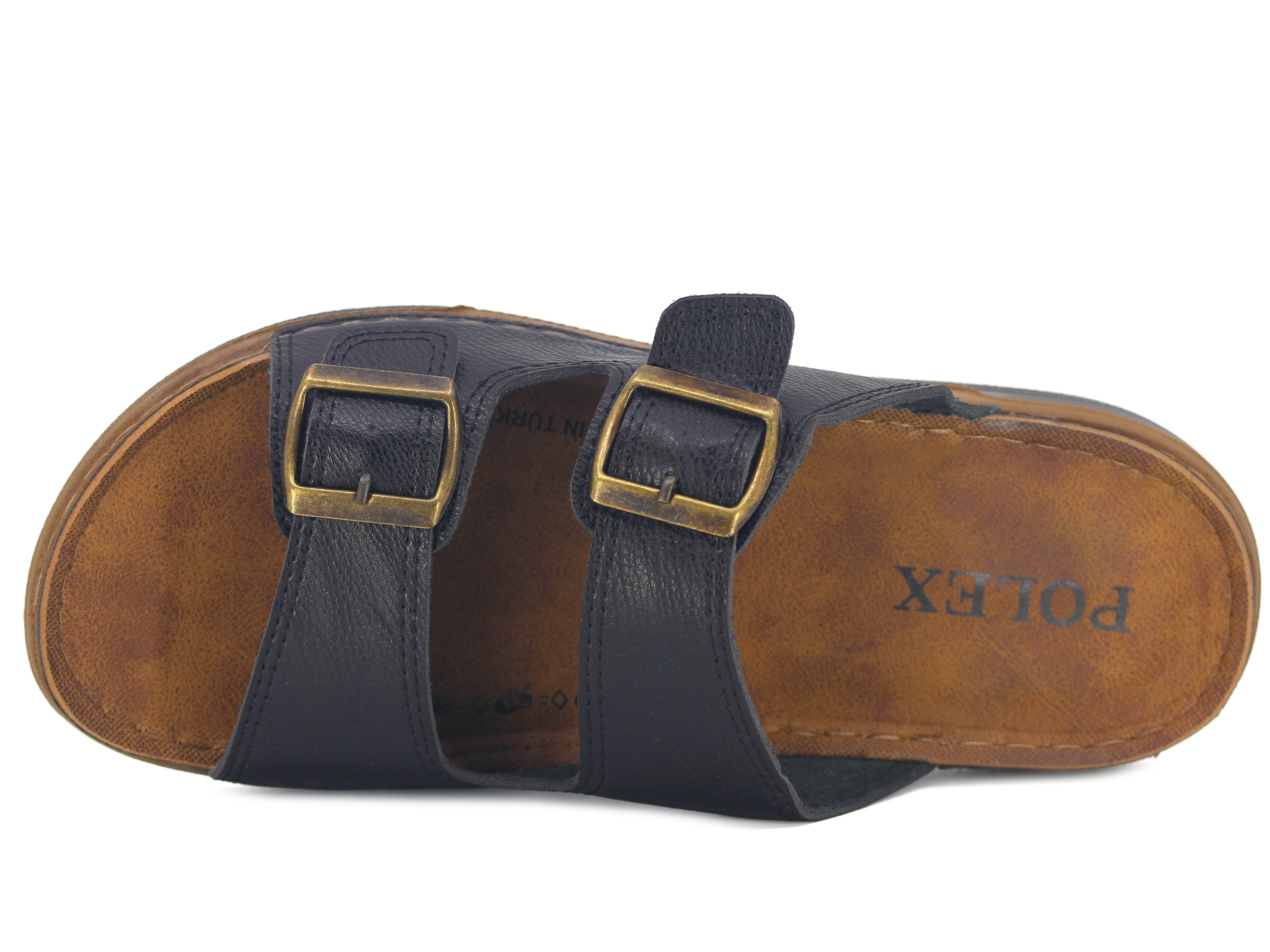 Polex Merdane M253-0107 Çift Toka Monta Poşetli Günlük Terlik - 2