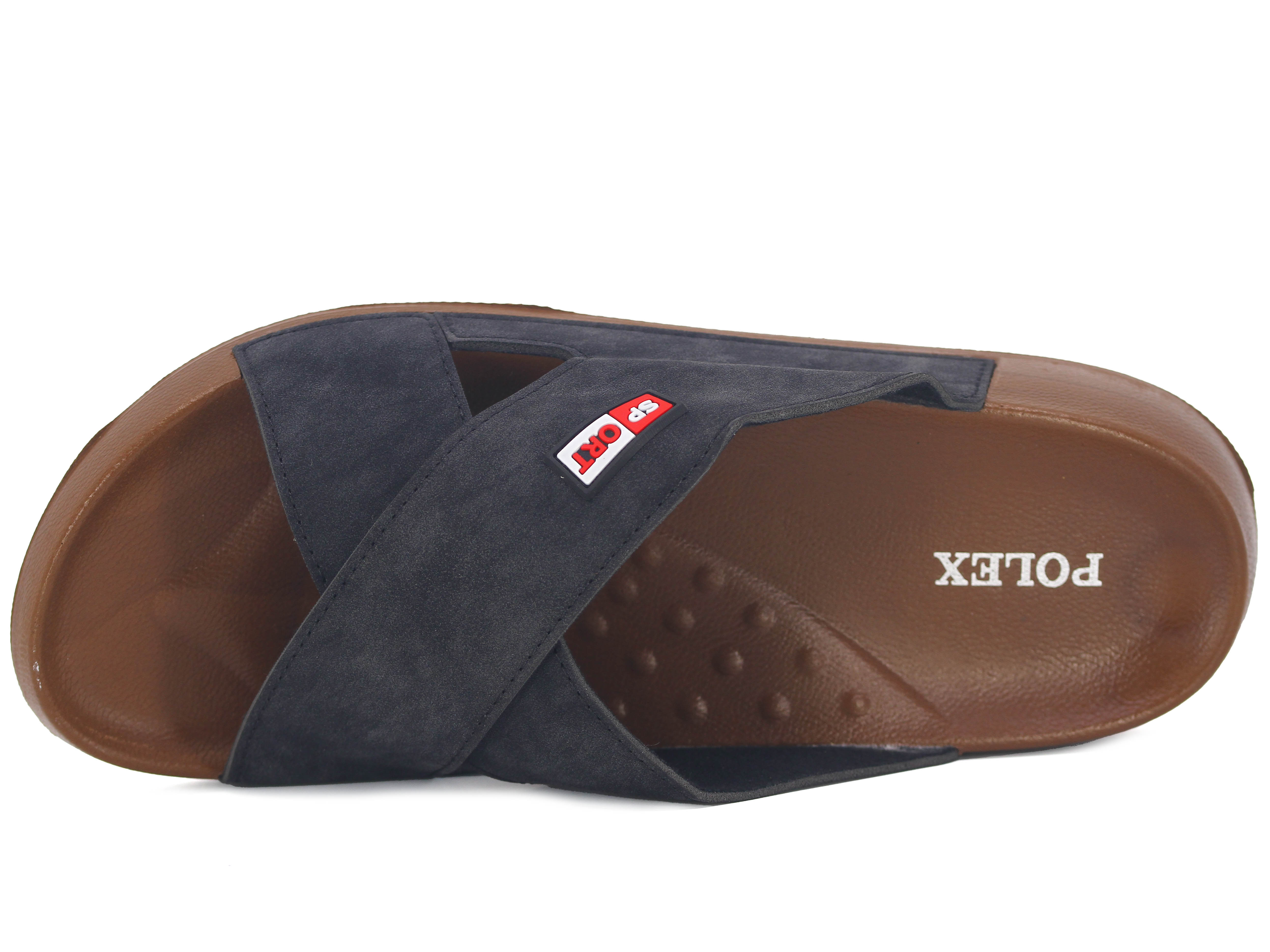 Polex Merdane M268-0140 Çapraz Monta Boyalı Taban Poşetli Günlük Terlik - 2