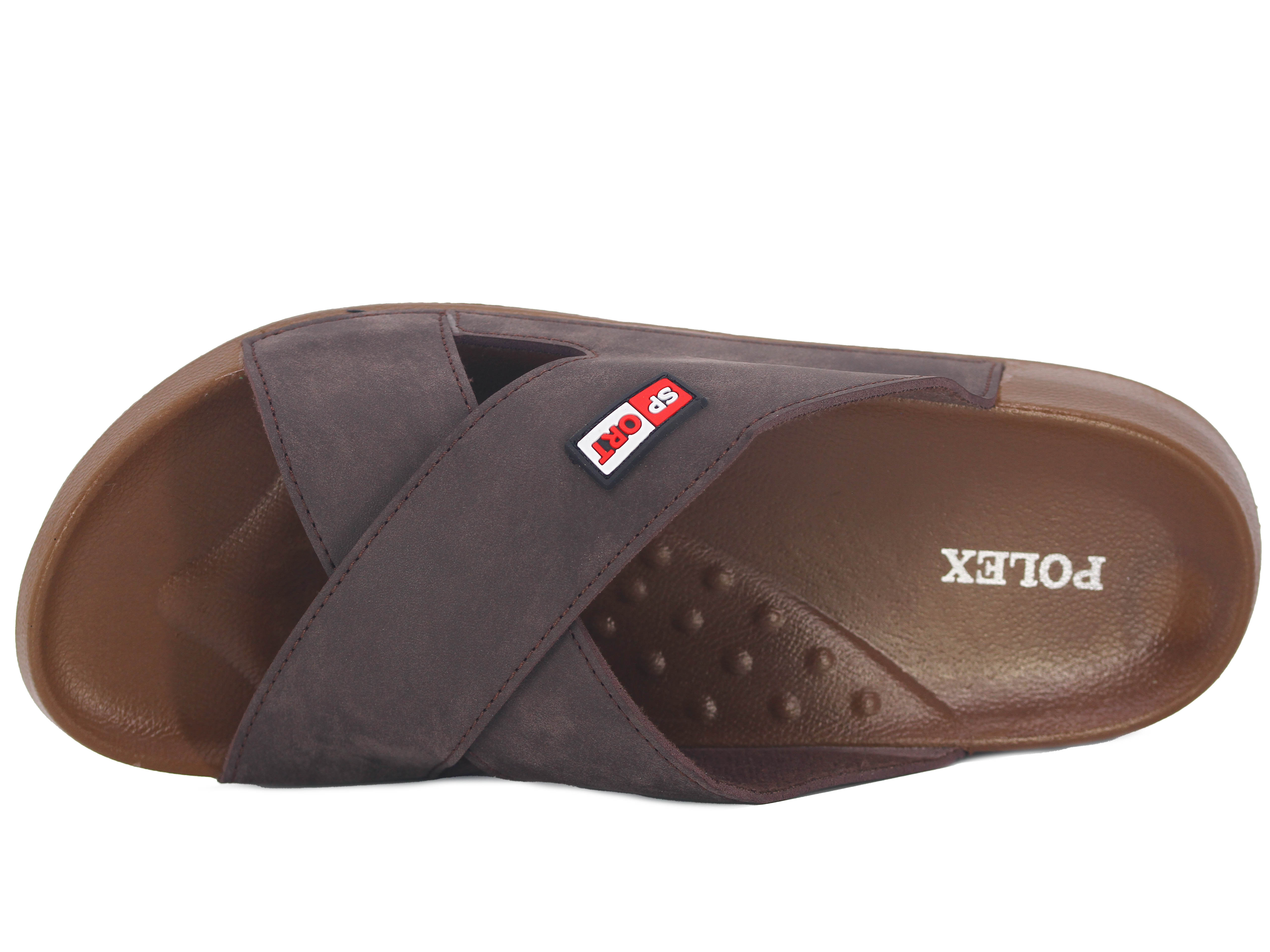 Polex Merdane M268-0140 Çapraz Monta Boyalı Taban Poşetli Günlük Terlik - 2