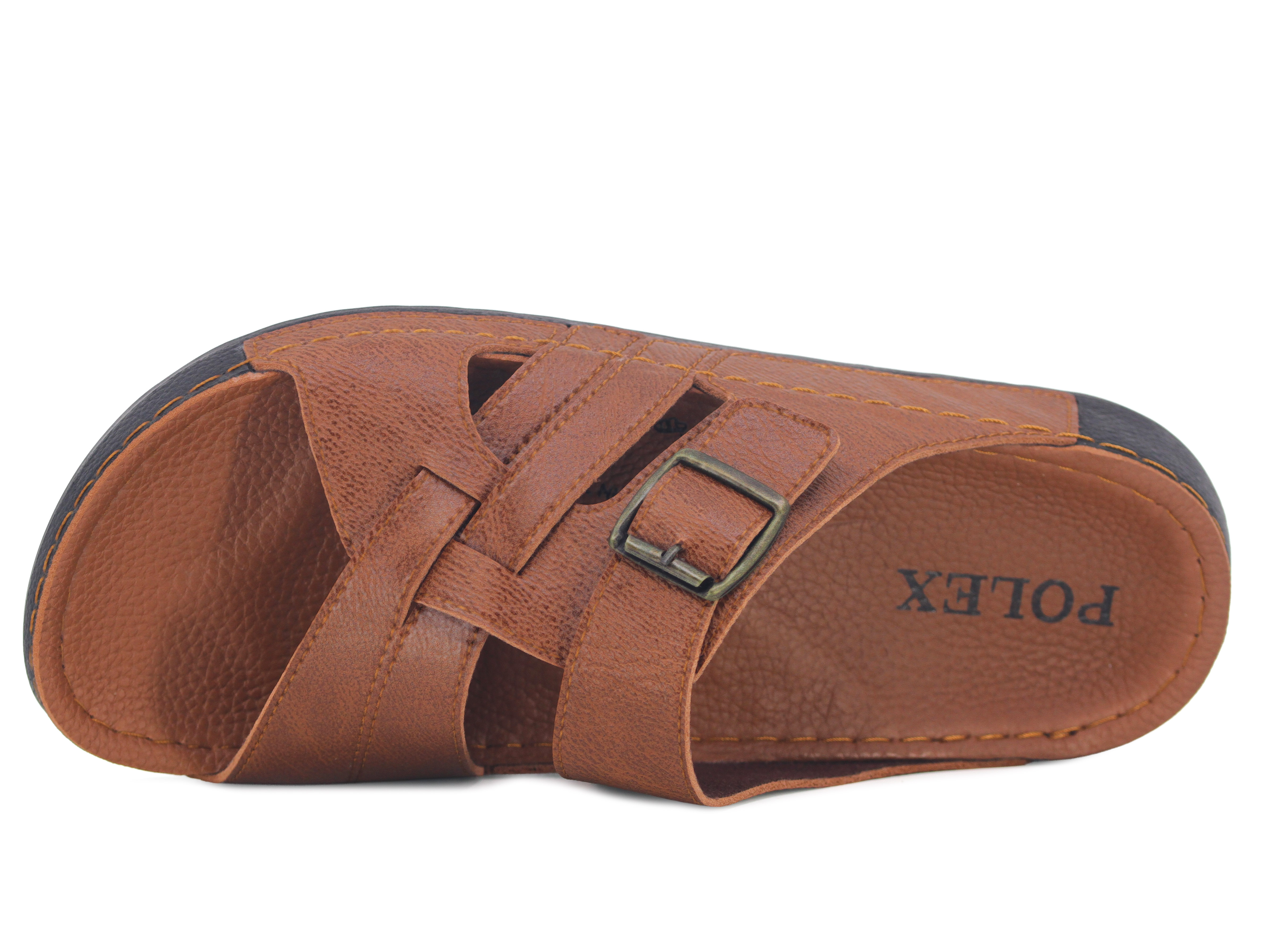 Polex Merdane M246-0117 Geçmeli Tokalı Monta Günlük Terlik - 2