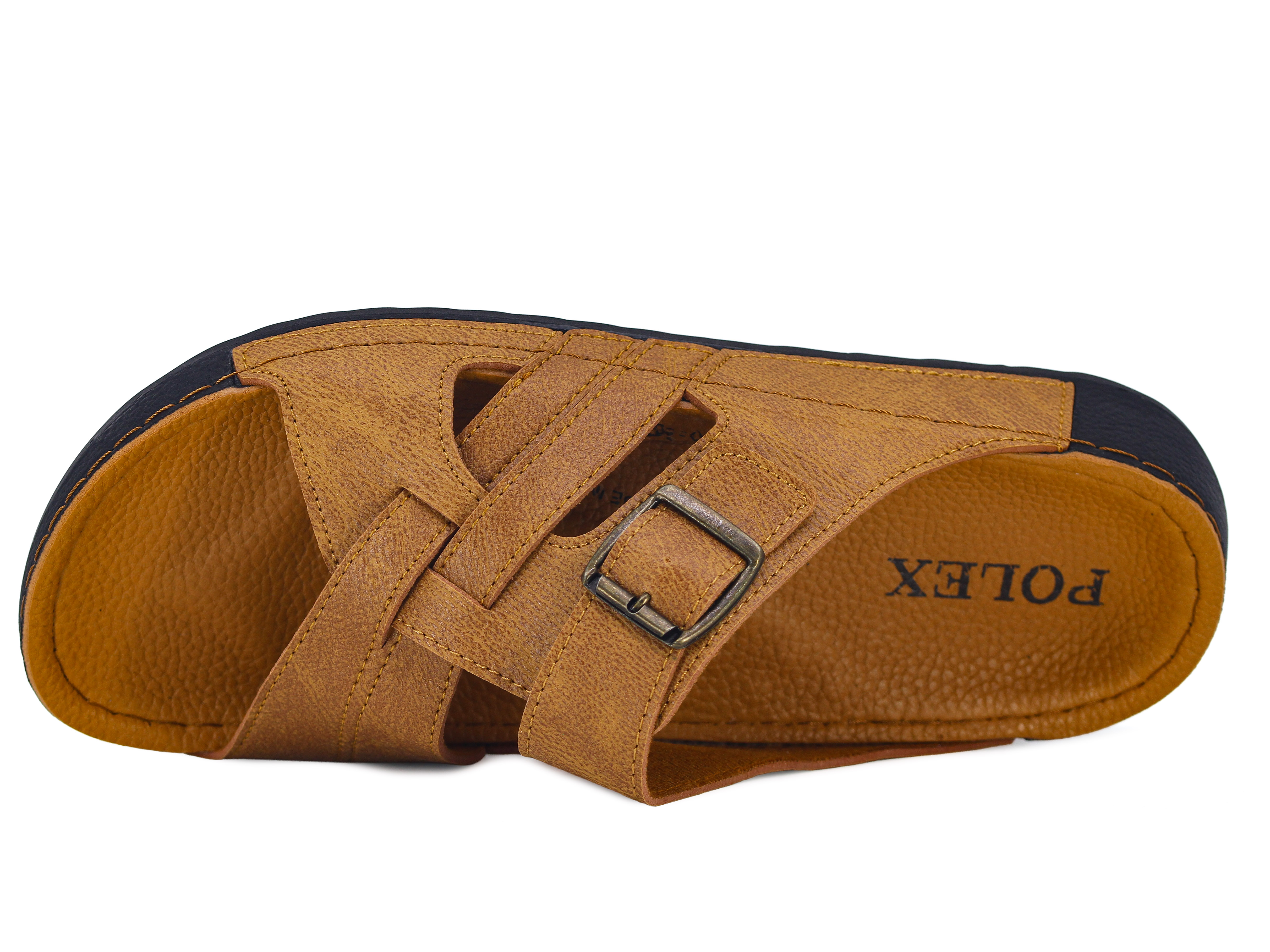 Polex Merdane M246-0117 Geçmeli Tokalı Monta Günlük Terlik - 2