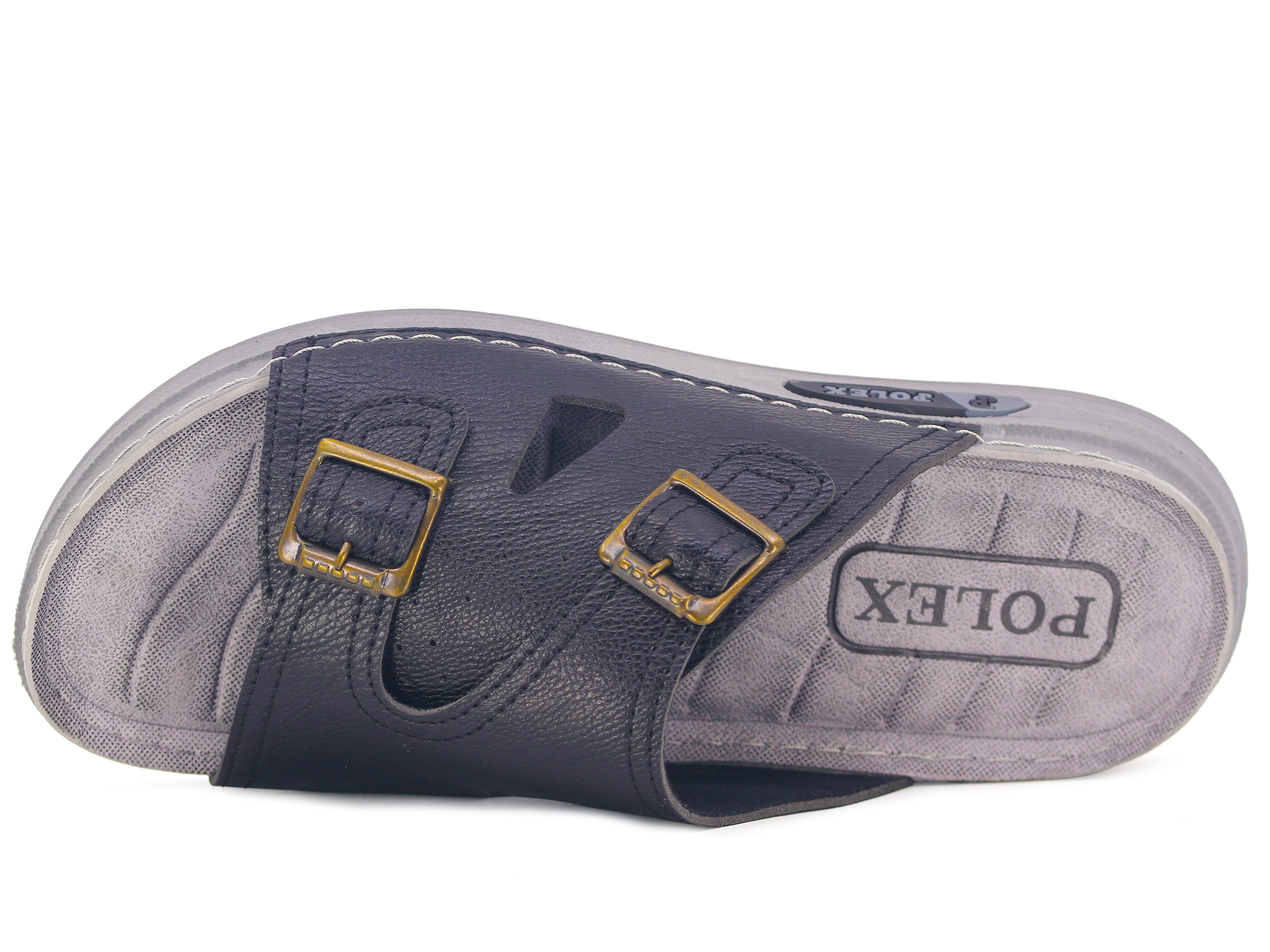 Polex Merdane M226-0140 Çift Toka Delikli Monta Günlük Terlik - 2