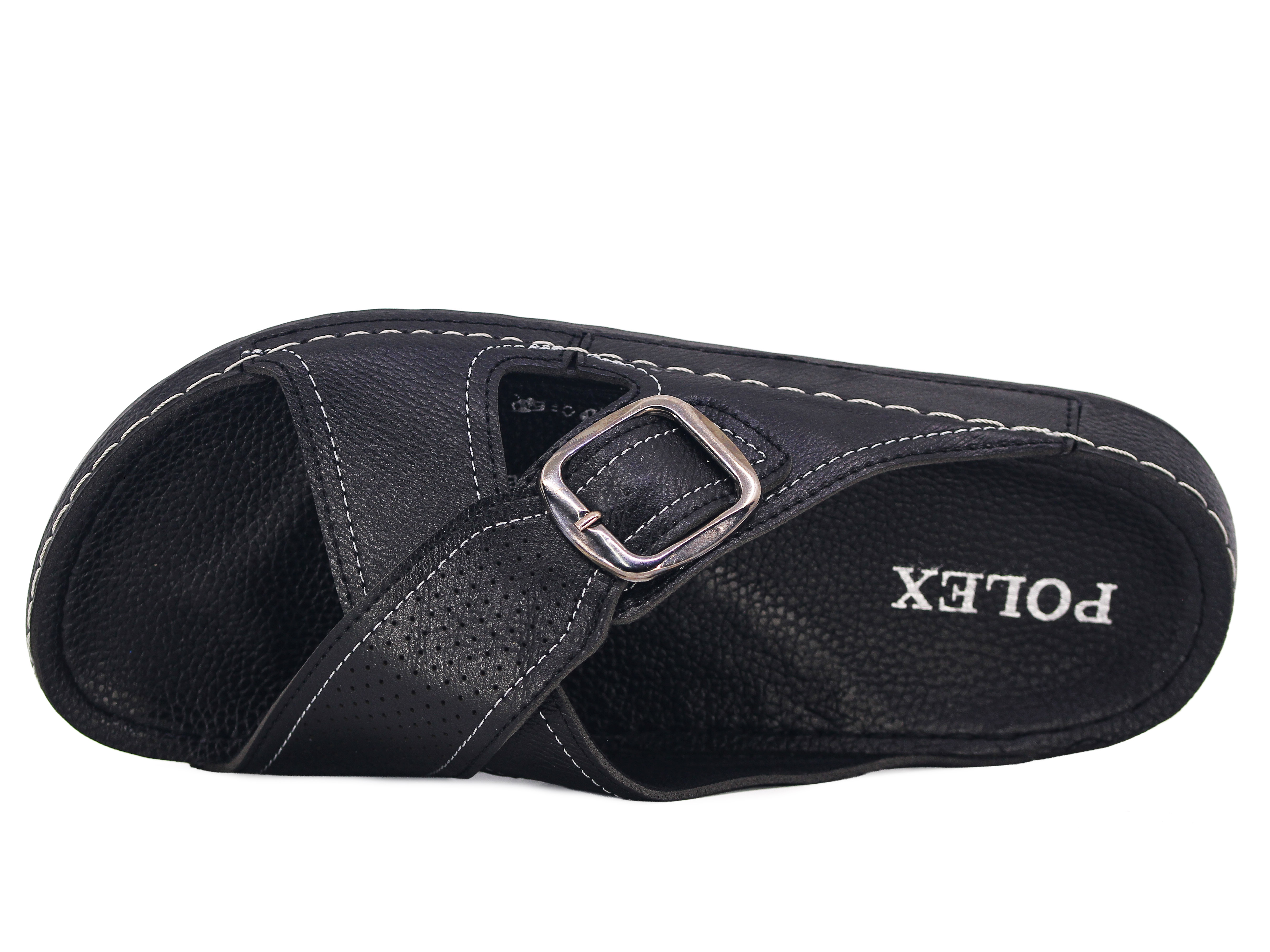 Polex Merdane M246-0118 Çapraz Tokalı Monta Günlük Terlik - 2