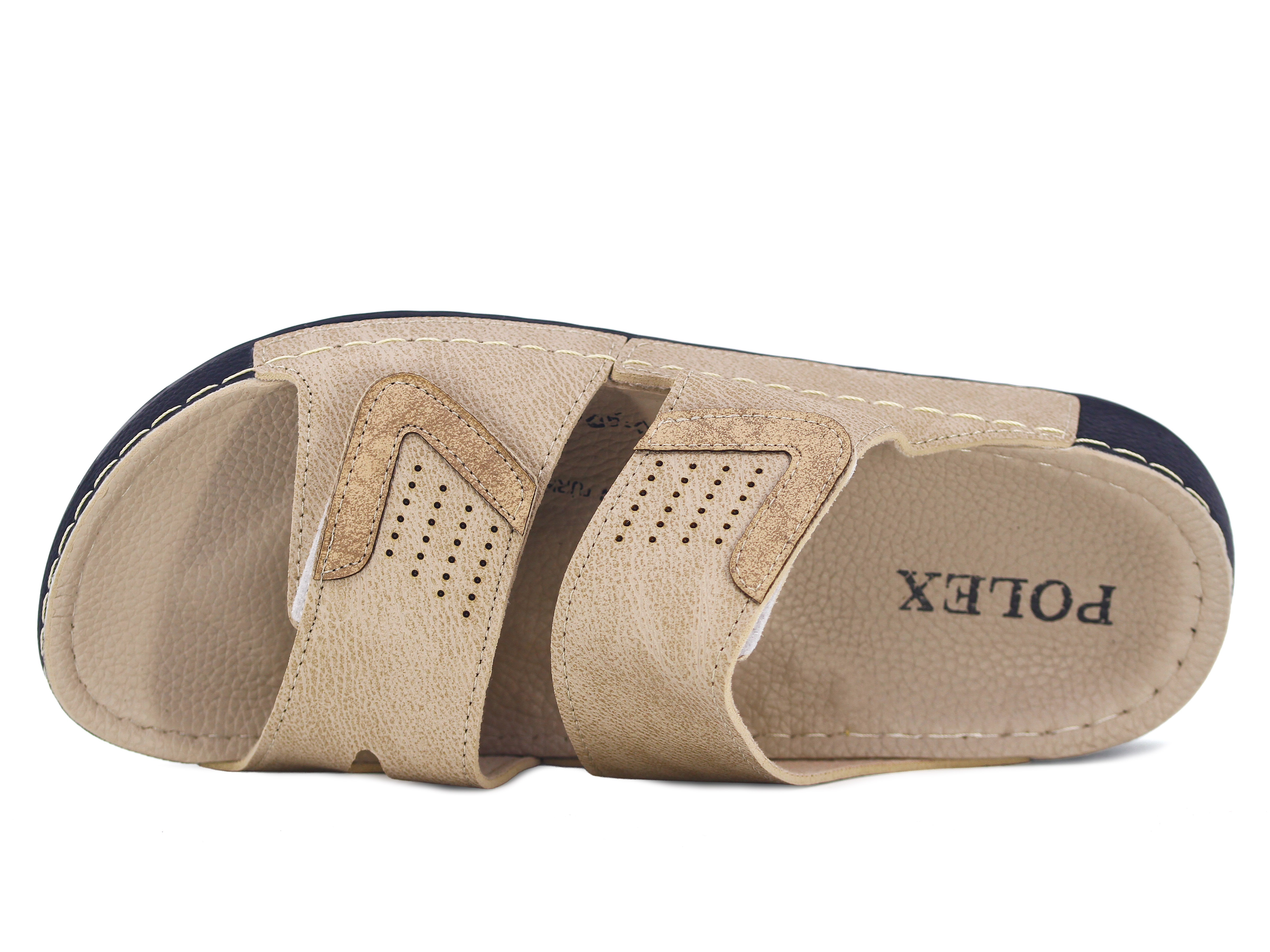 Polex Merdane M246-0105 Çift Cırtlı Monta Günlük Terlik - 2
