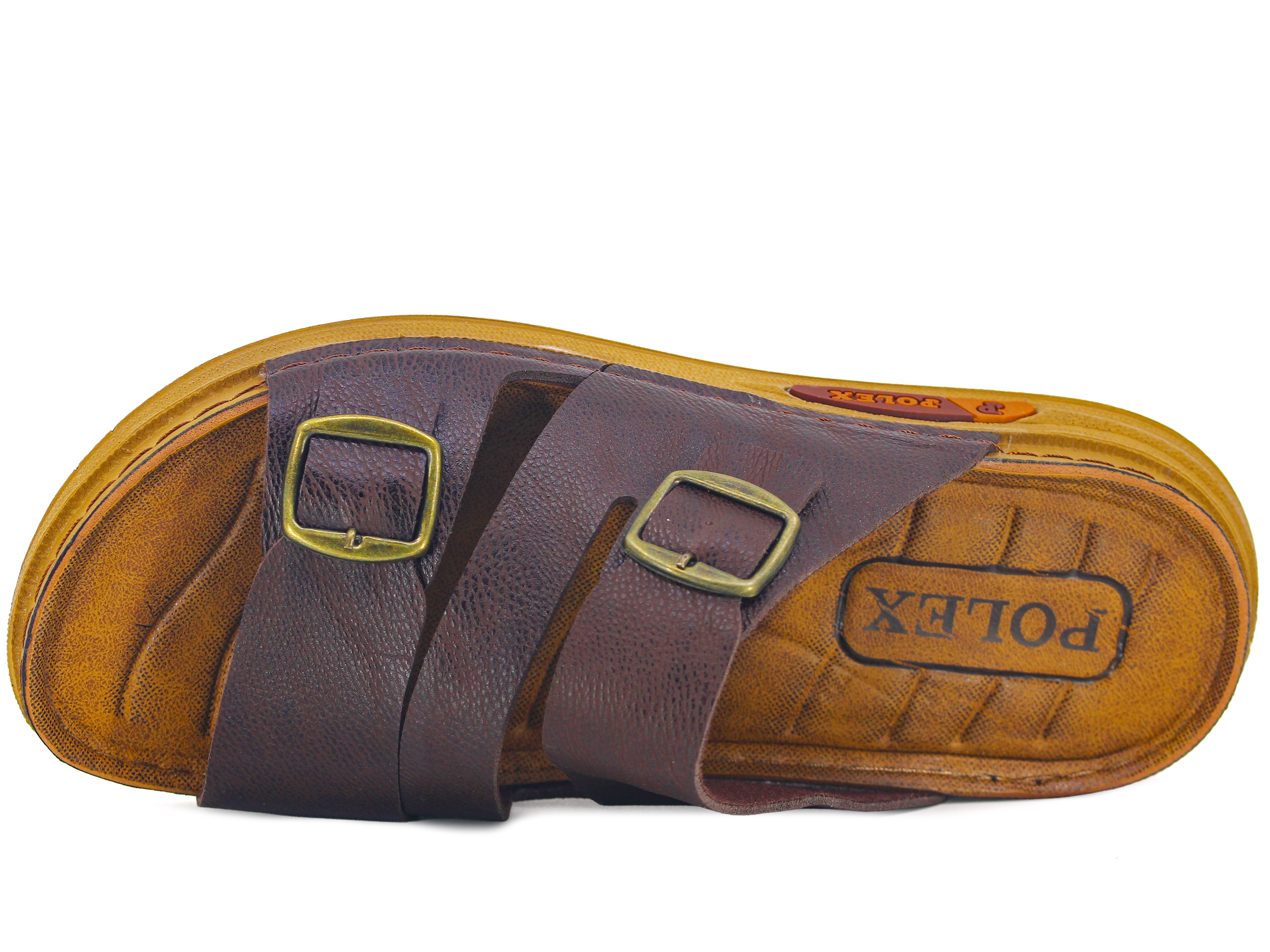 Polex Merdane M226-0145 Üç Bant Çift Toka Günlük Terlik - 2