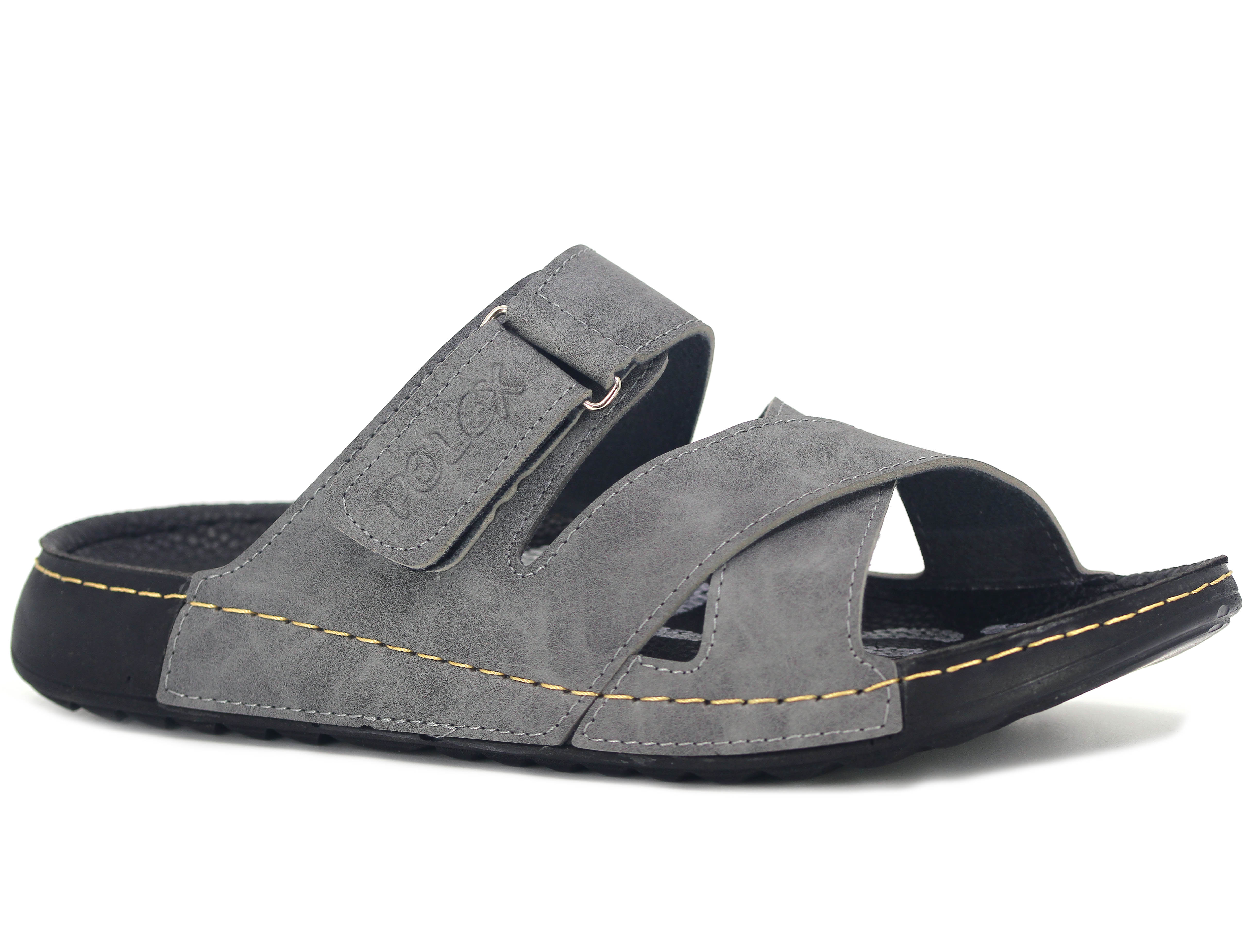 Polex Merdane 20059 Çapraz Cırtlı Tokalı Spor Taban Günlük Terlik