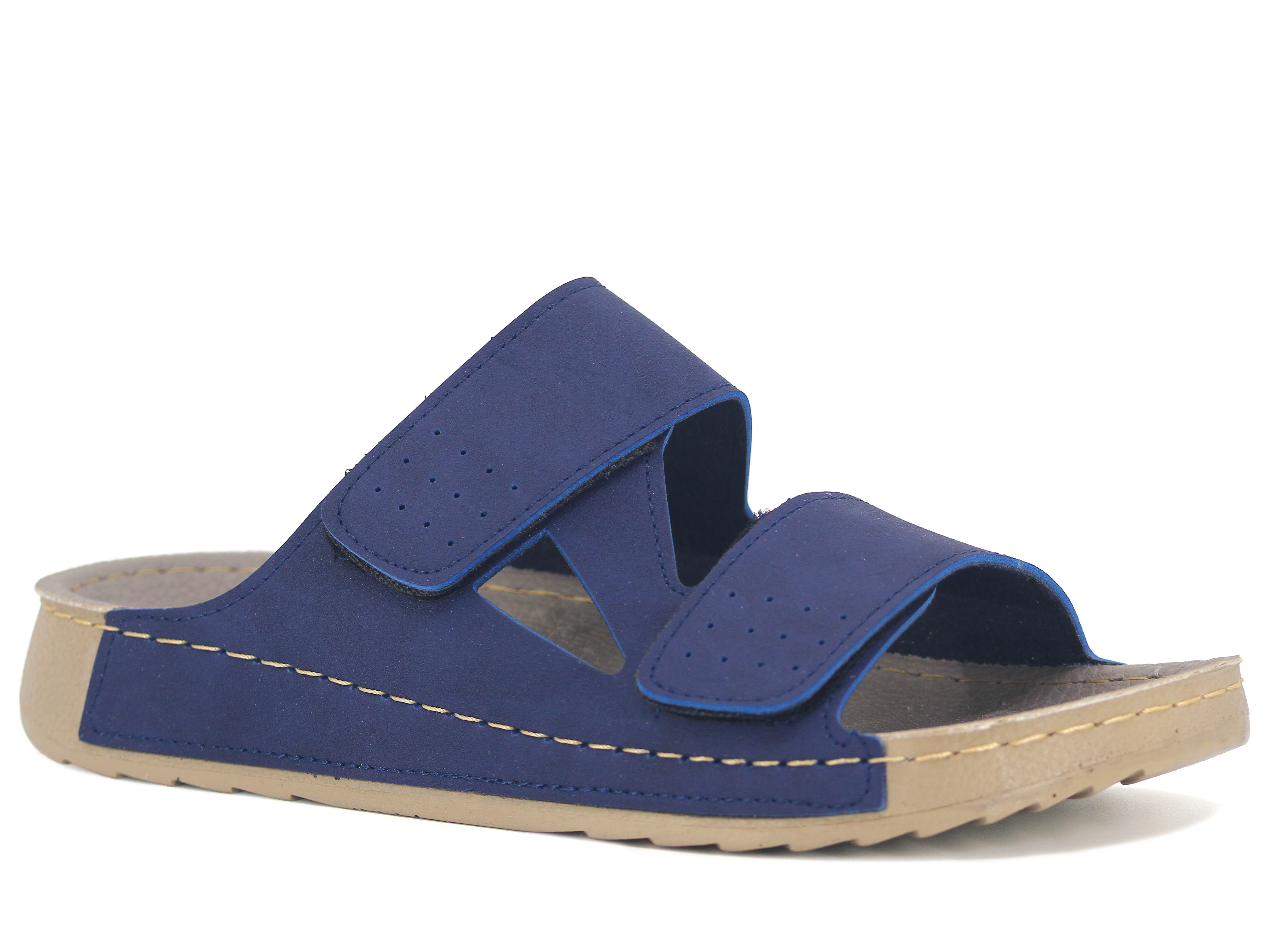 Polex Merdane 20010 Çift Bant Cırtlı Spor Taban ED Günlük Terlik