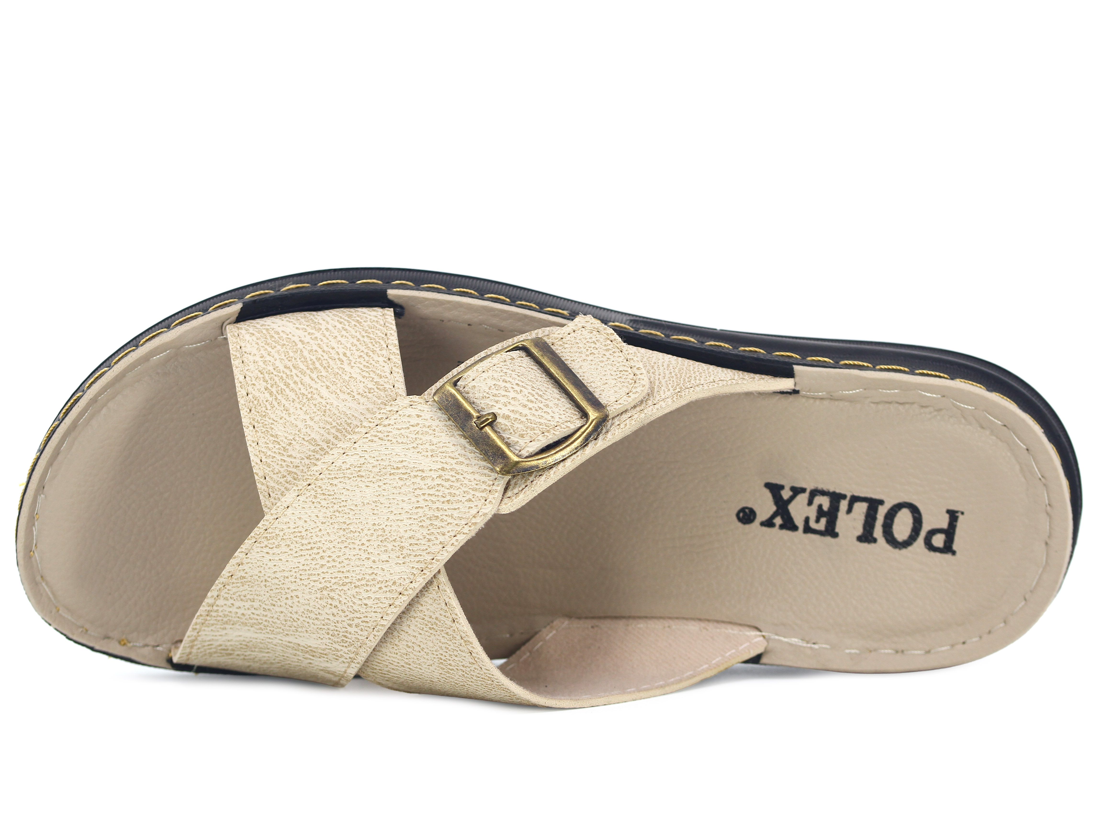 Polex Merdane 5054 Çapraz Tokalı Mekvalli Günlük Terlik - 2