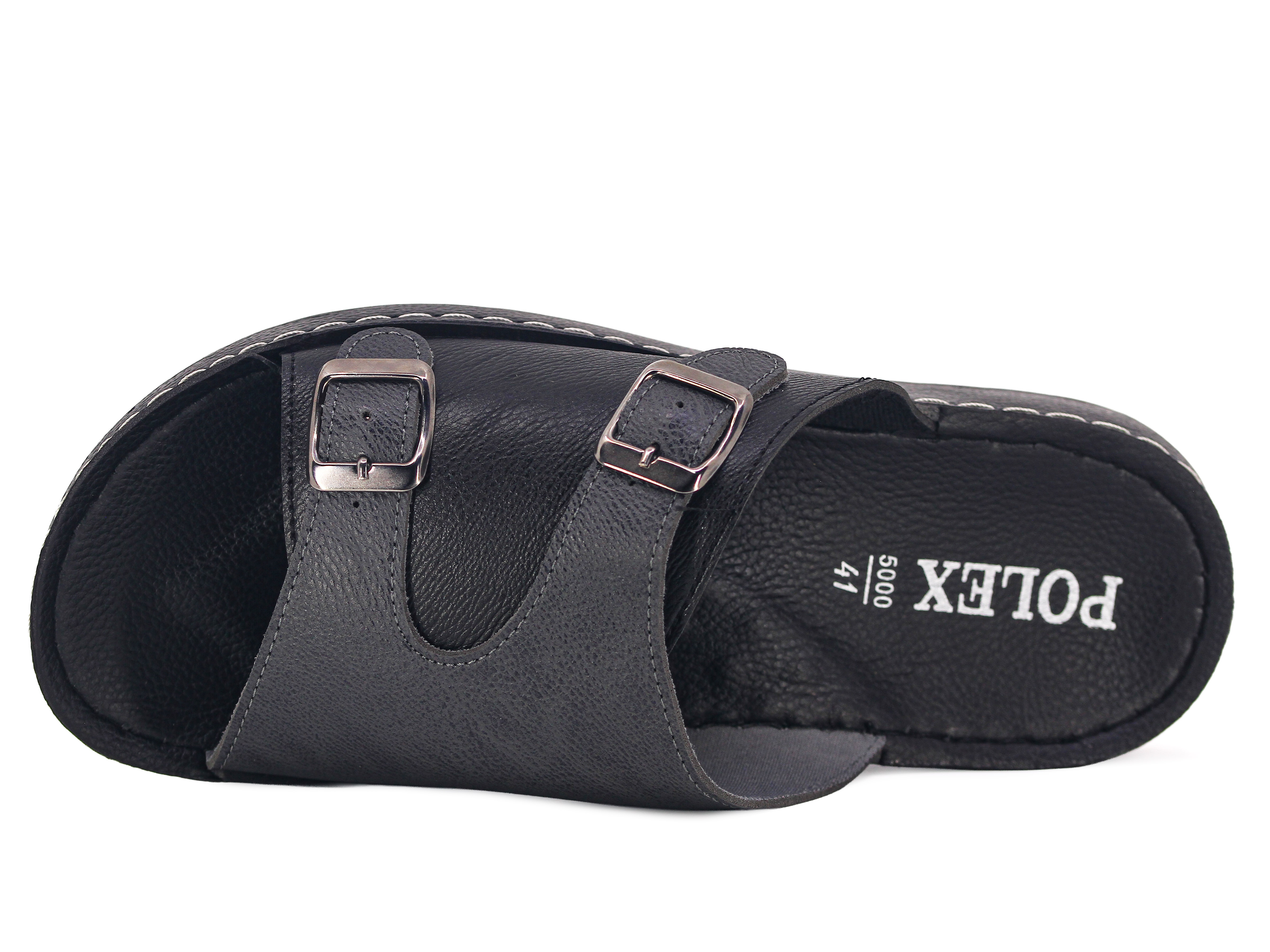 Polex Merdane 5501 Çift Toka Mekvalli Günlük Terlik - 2