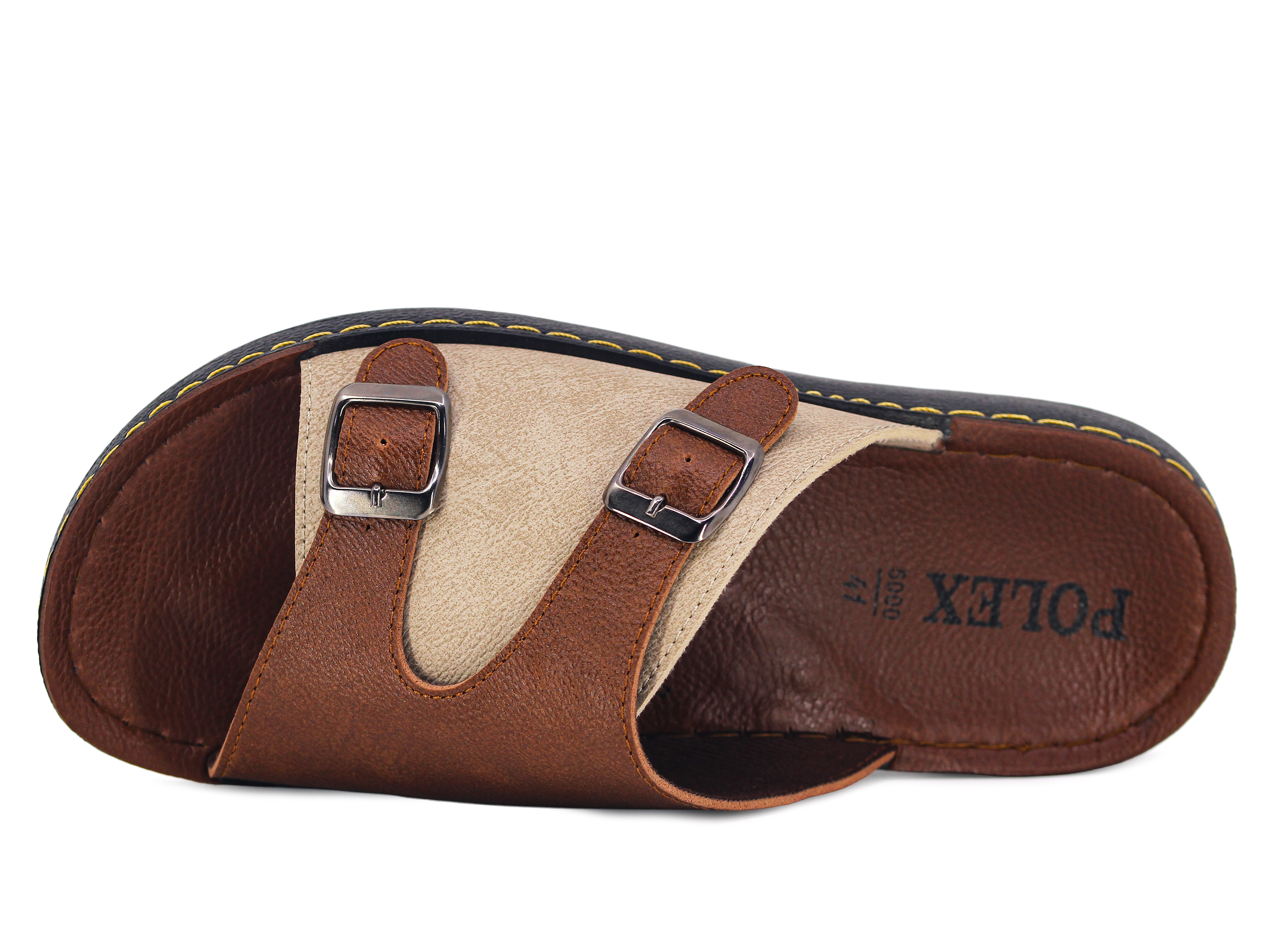 Polex Merdane 5501 Çift Toka Mekvalli Günlük Terlik - 2