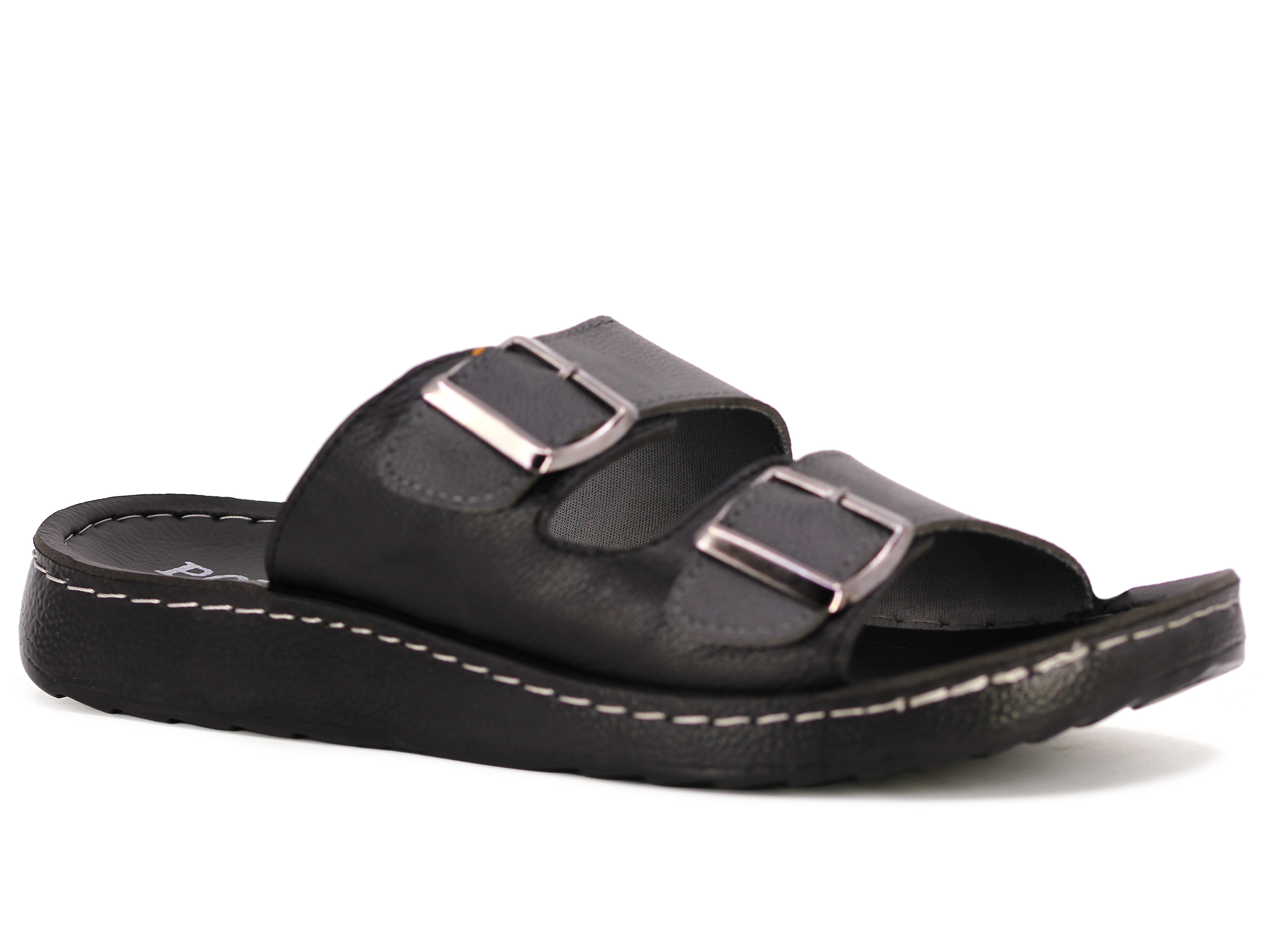 Polex Merdane 5502 Çift Toka Mekvalli Günlük Terlik - 1