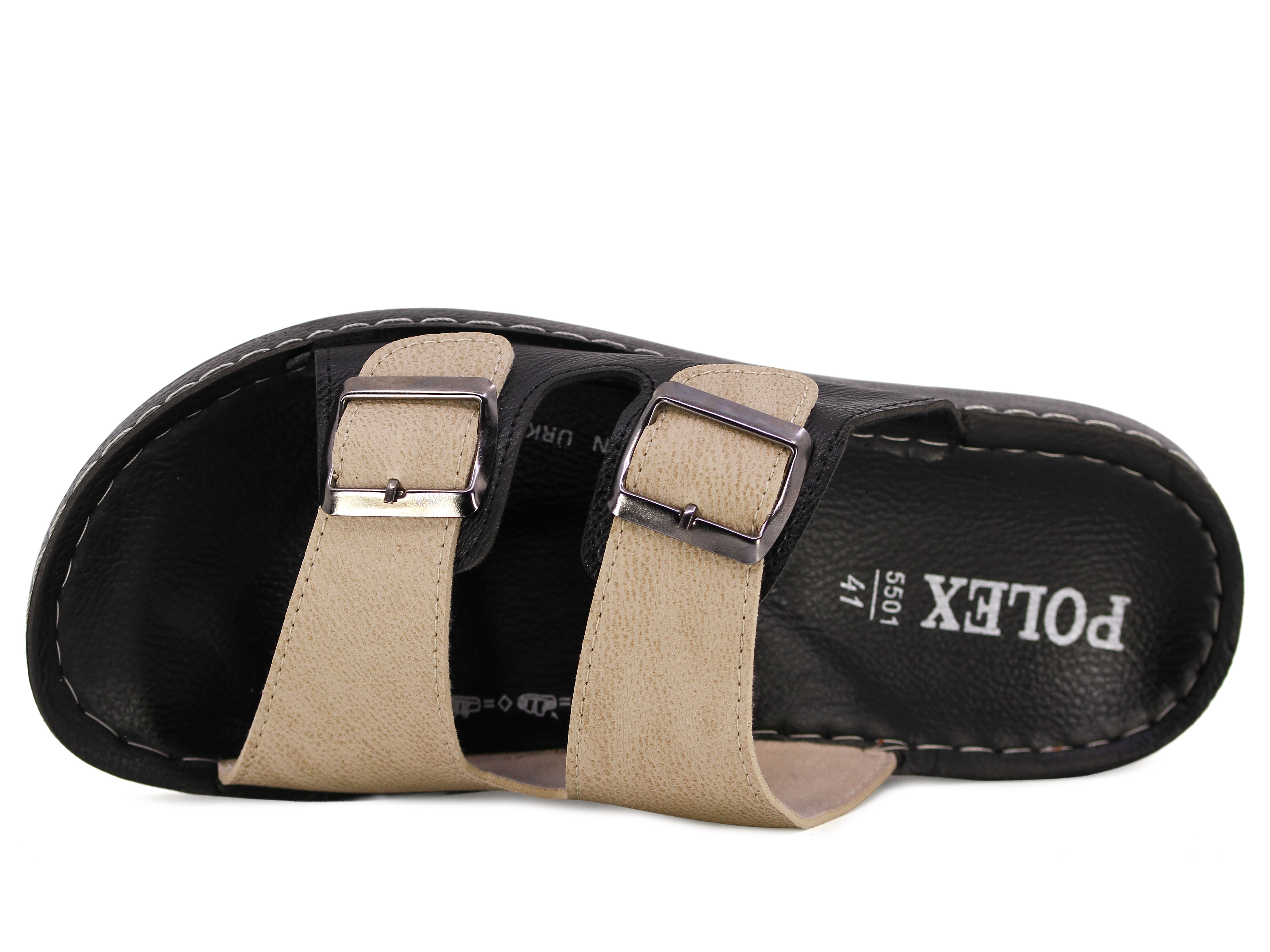 Polex Merdane 5502 Çift Toka Mekvalli Günlük Terlik - 2