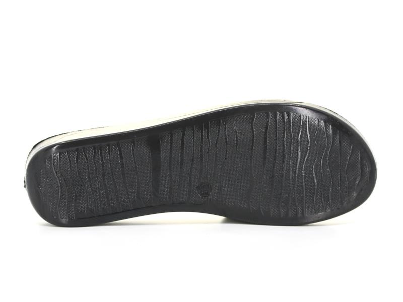 Polex Zenne 6005 Düz Üç Bantlı Yüksek Taban Günlük Terlik - 3