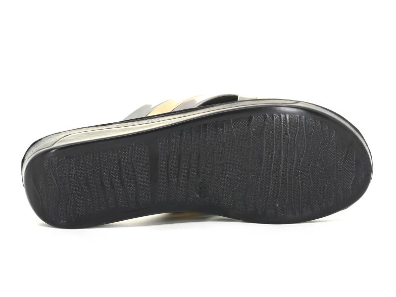 Polex Zenne 840 Çapraz Üçer Ayna Bantlı Günlük Terlik - 3