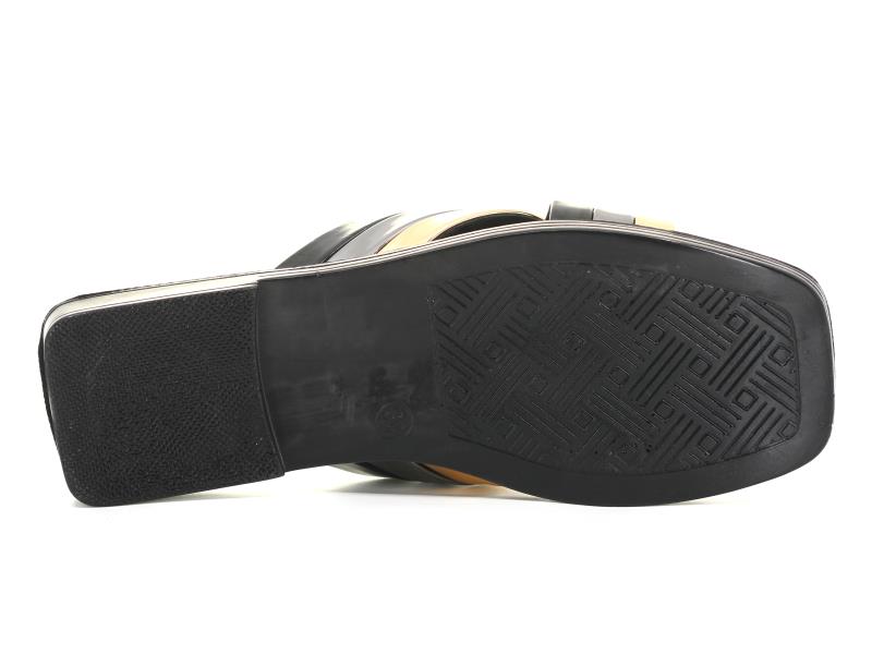 Polex Zenne 6202 Çapraz Üç Bantlı Köşe Taban Günlük Terlik - 3