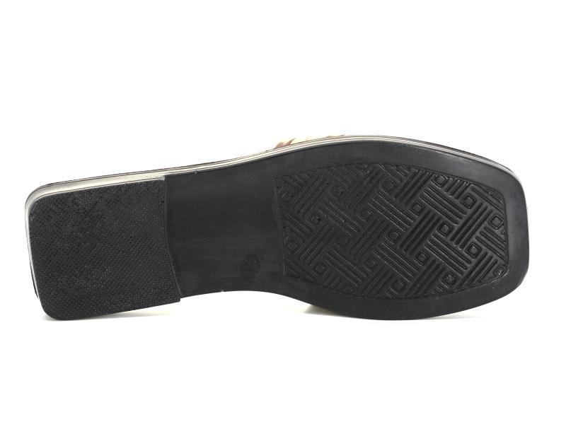 Polex Zenne 6203 Düz Yedi Bantlı Köşe Taban Günlük Terlik - 3