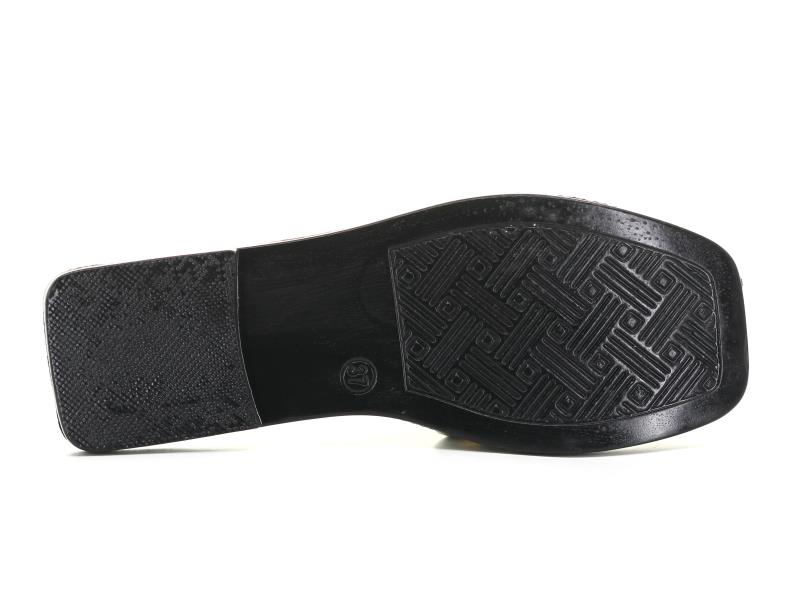 Polex Zenne 6203 Düz Yedi Bantlı Köşe Taban Günlük Terlik - 3