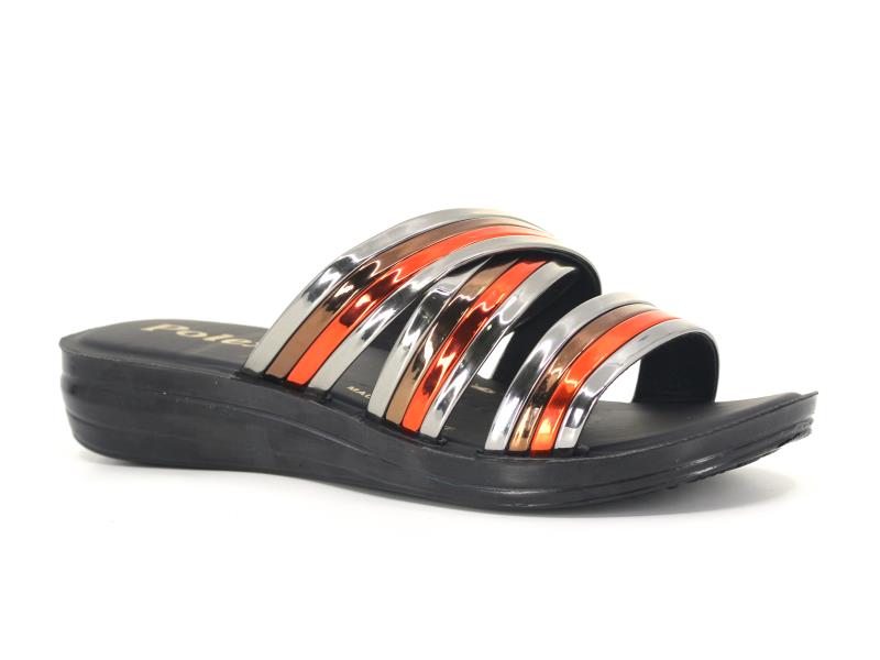 Polex Zenne Z324 Çapraz Ayna Bantlı Günlük Terlik - 1