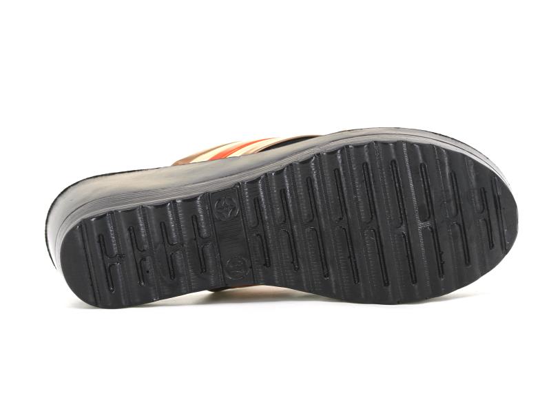 Polex Zenne Z542 Çapraz Ayna Bantlı Yüksek Günlük Terlik - 3