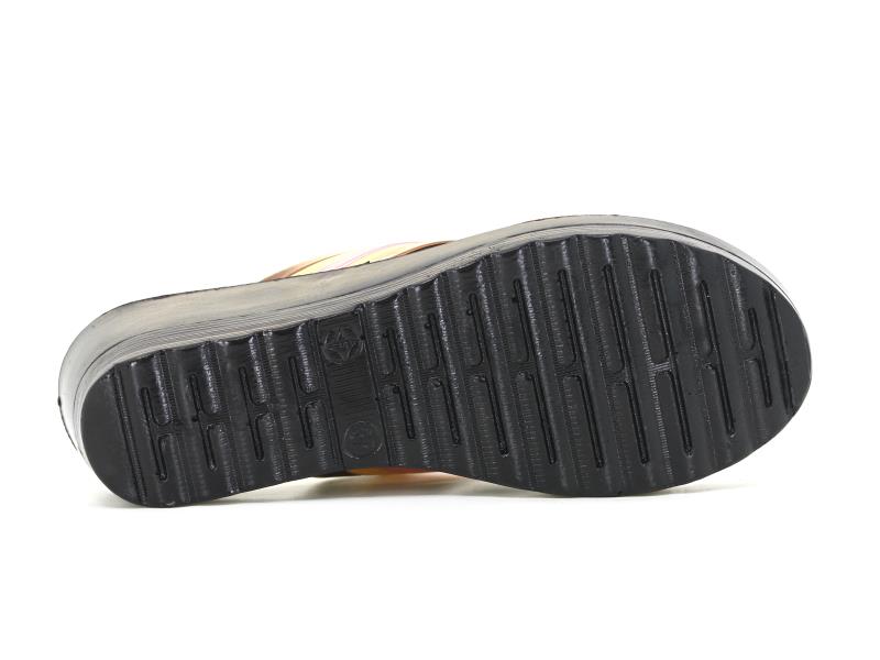 Polex Zenne Z542 Çapraz Ayna Bantlı Yüksek Günlük Terlik - 3