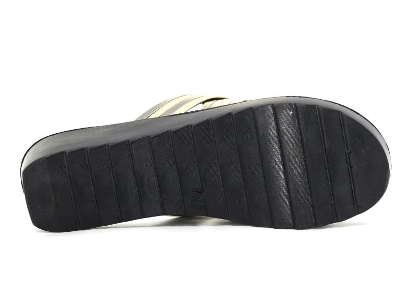 Polex Zenne Z902 Düz Çapraz Ayna Çift Bantlı Günlük Terlik - 3