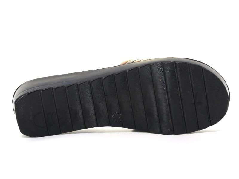 Polex Zenne Z903 Düz Yedi Ayna Bantlı Günlük Terlik - 3