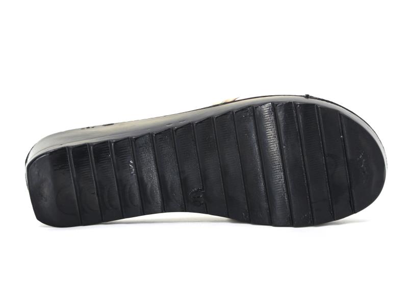 Polex Zenne Z903 Düz Yedi Ayna Bantlı Günlük Terlik - 3