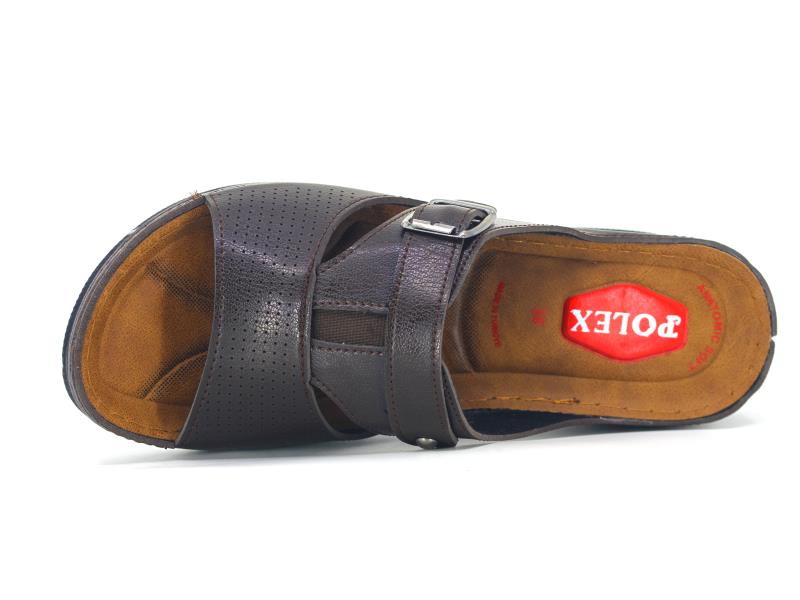 Polex Zenne Z10-0255 Tokalı Lastikli Monta Günlük Terlik - 2