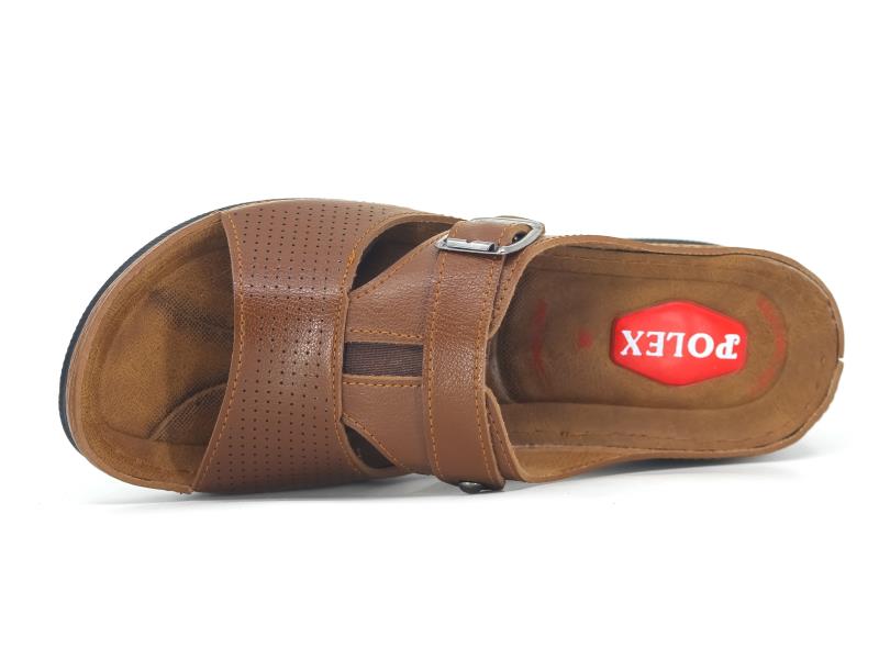 Polex Zenne Z10-0255 Tokalı Lastikli Monta Günlük Terlik - 2