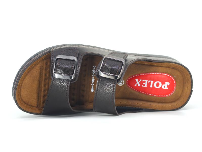 Polex Zenne Z135-0130 Çift Toka Monta Günlük Terlik - 2